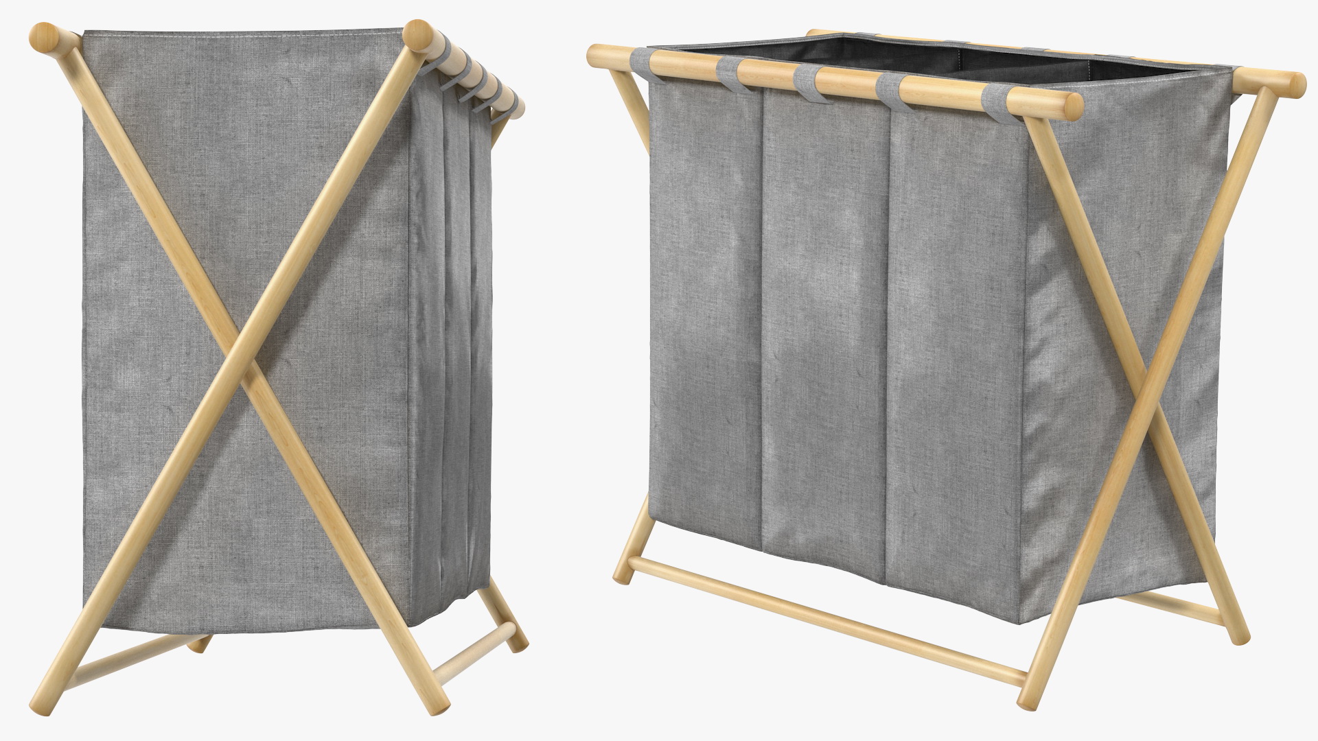 Foldable  Laundry Basket 3D model