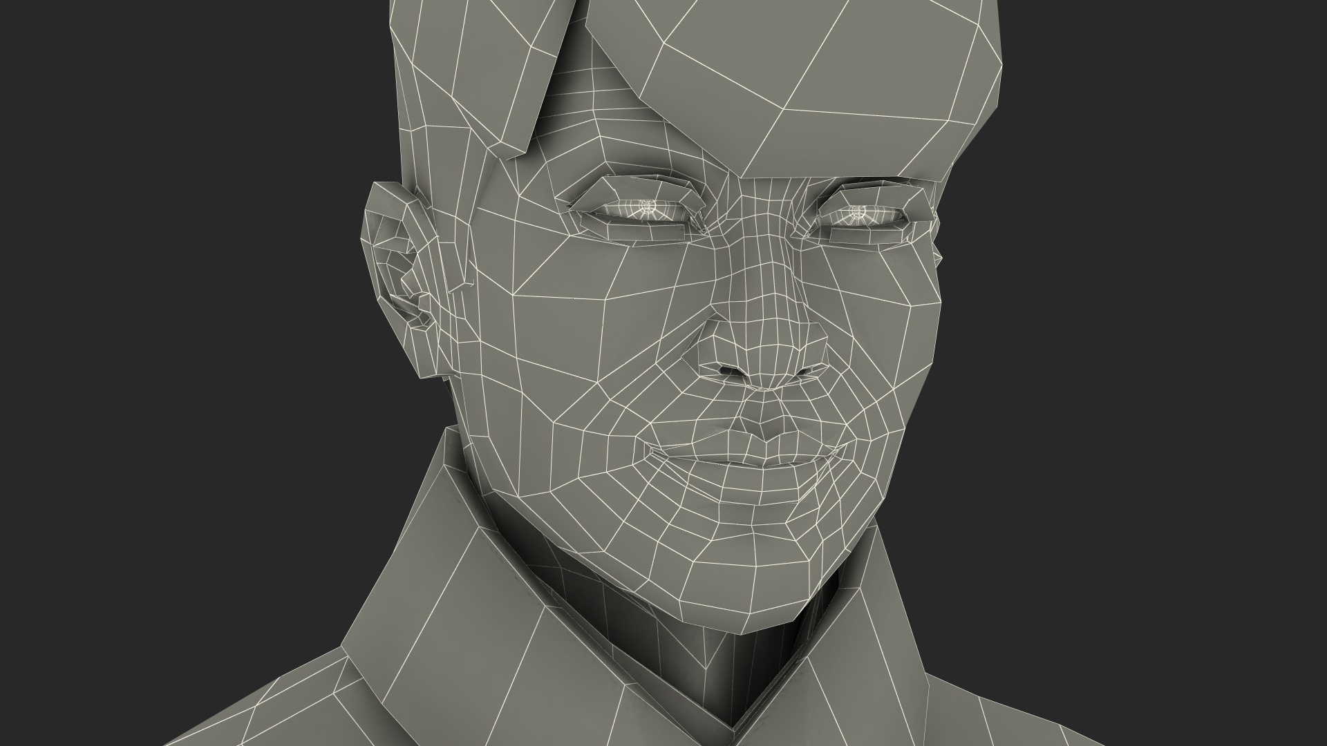 Traditional Chinese Man Rigged for Maya 3D model