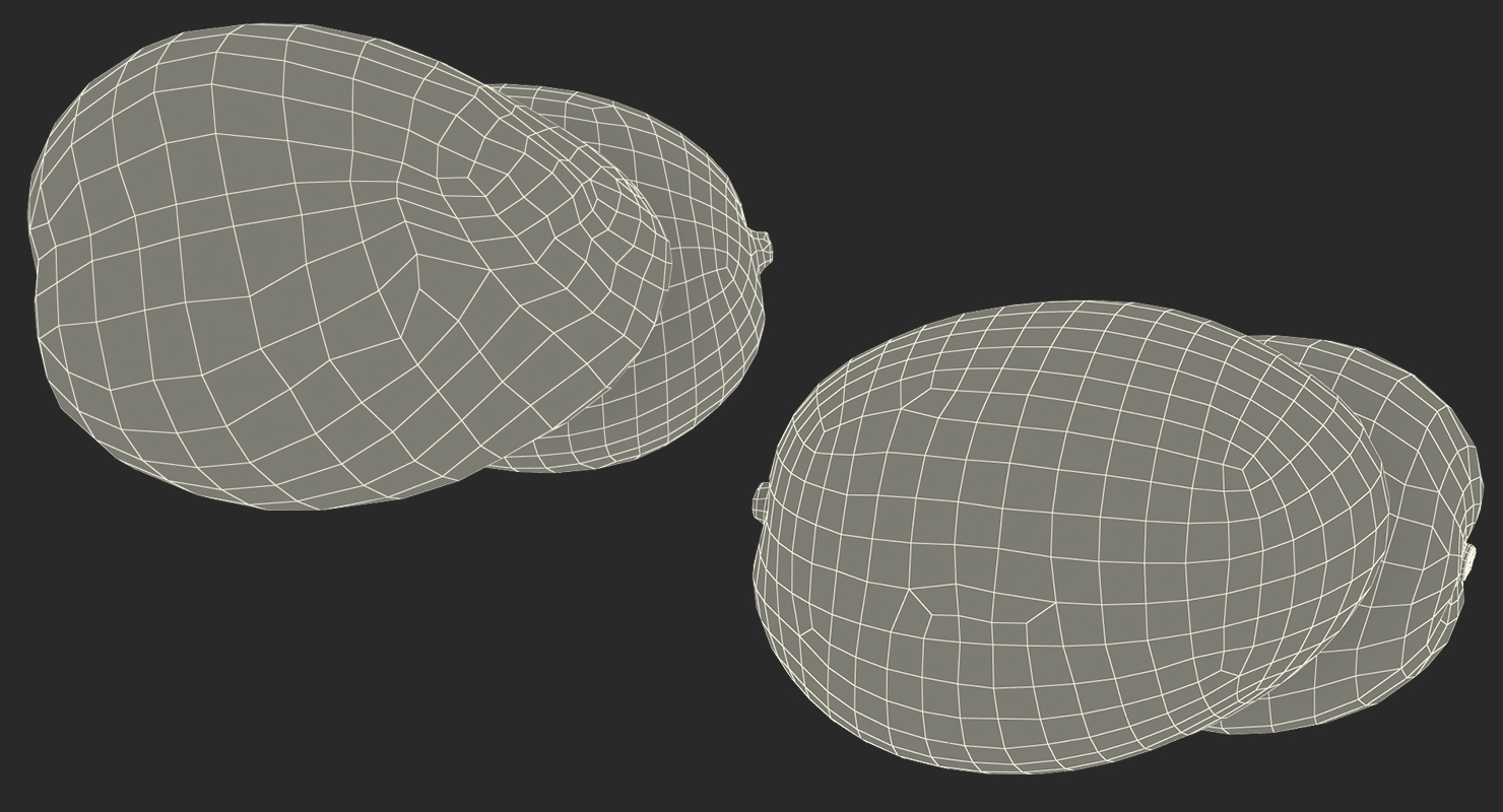 3D Mango Fruits Set