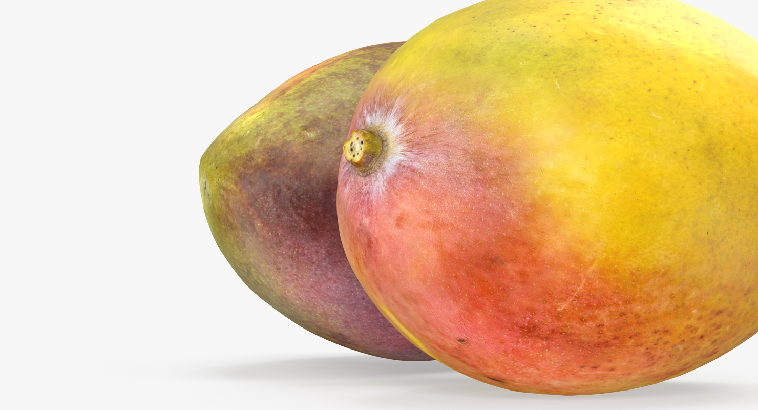 3D Mango Fruits Set
