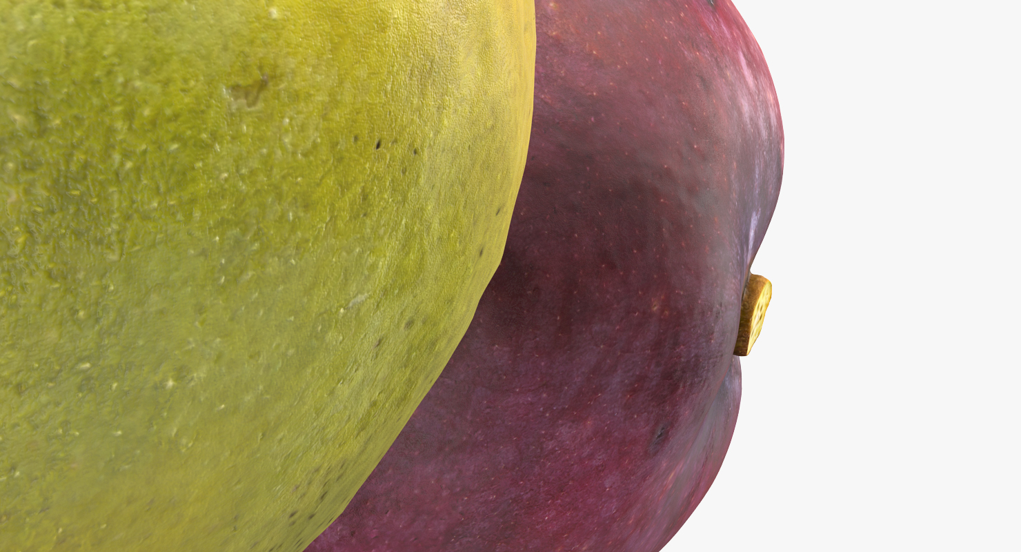 3D Mango Fruits Set