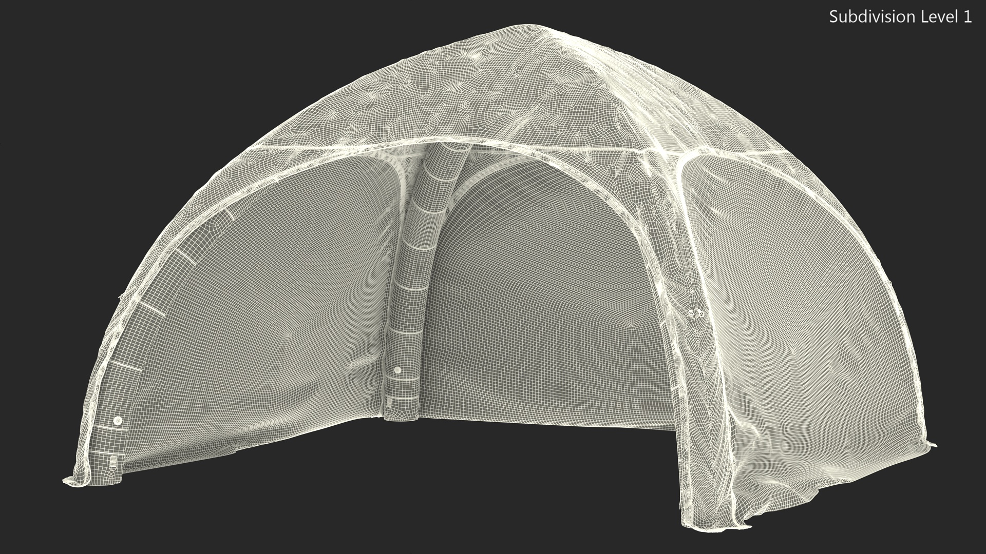 3D Inflatable Shelter model