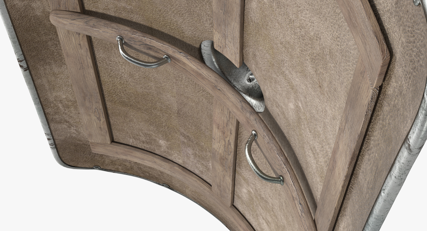3D Roman Medieval Shield