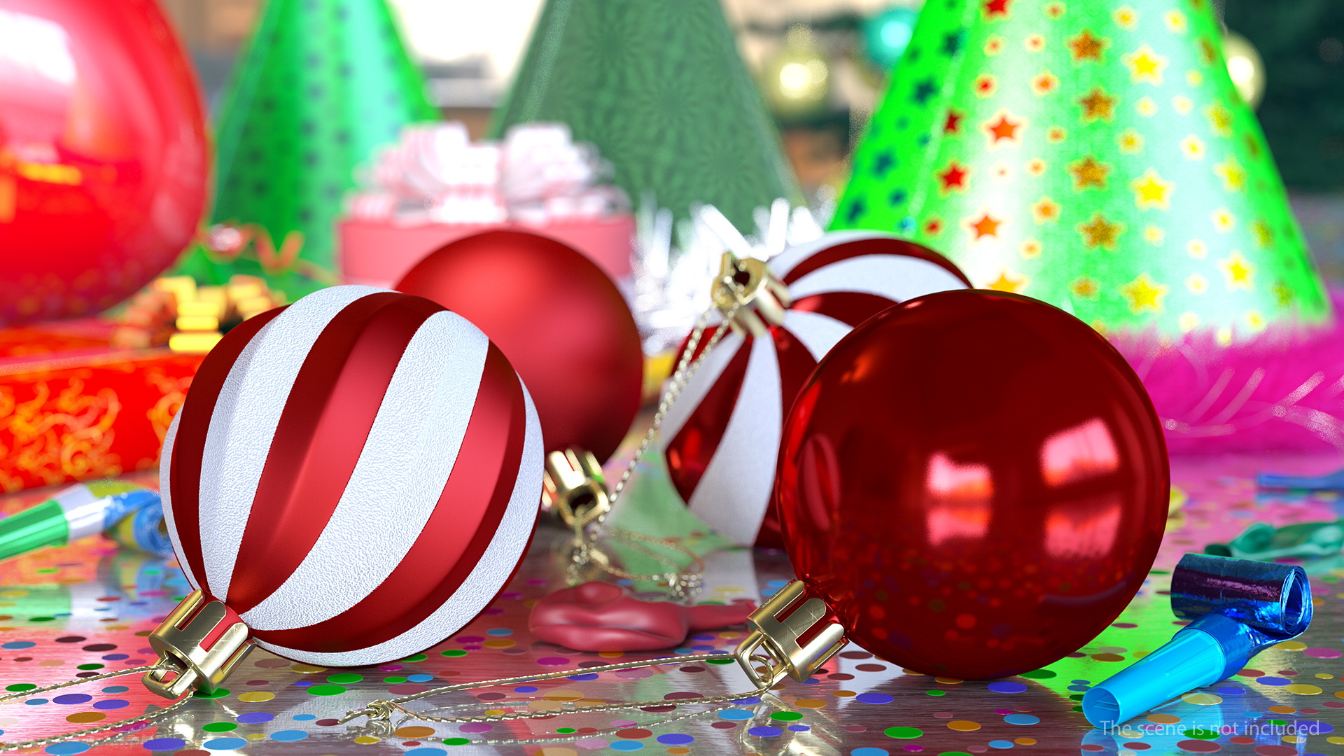 3D Christmas Ball Ornament model
