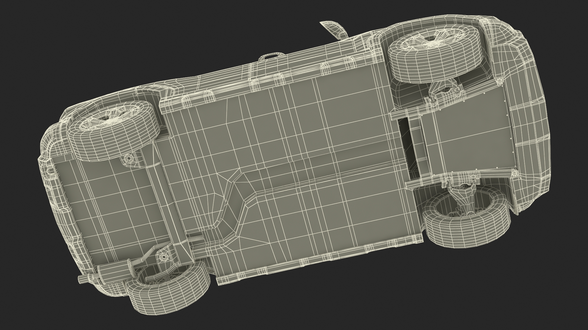 3D model Dacia Duster 2024 Crossover Simplified Orange