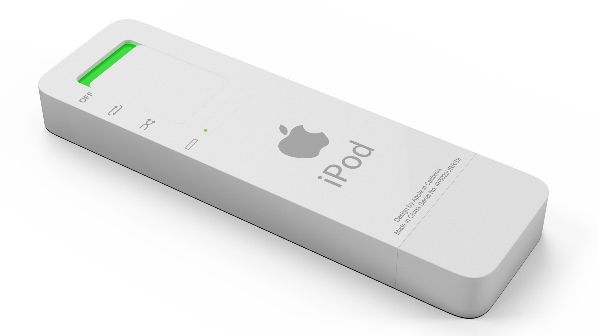 Apple iPod Shuffle with Docking Station 3D model