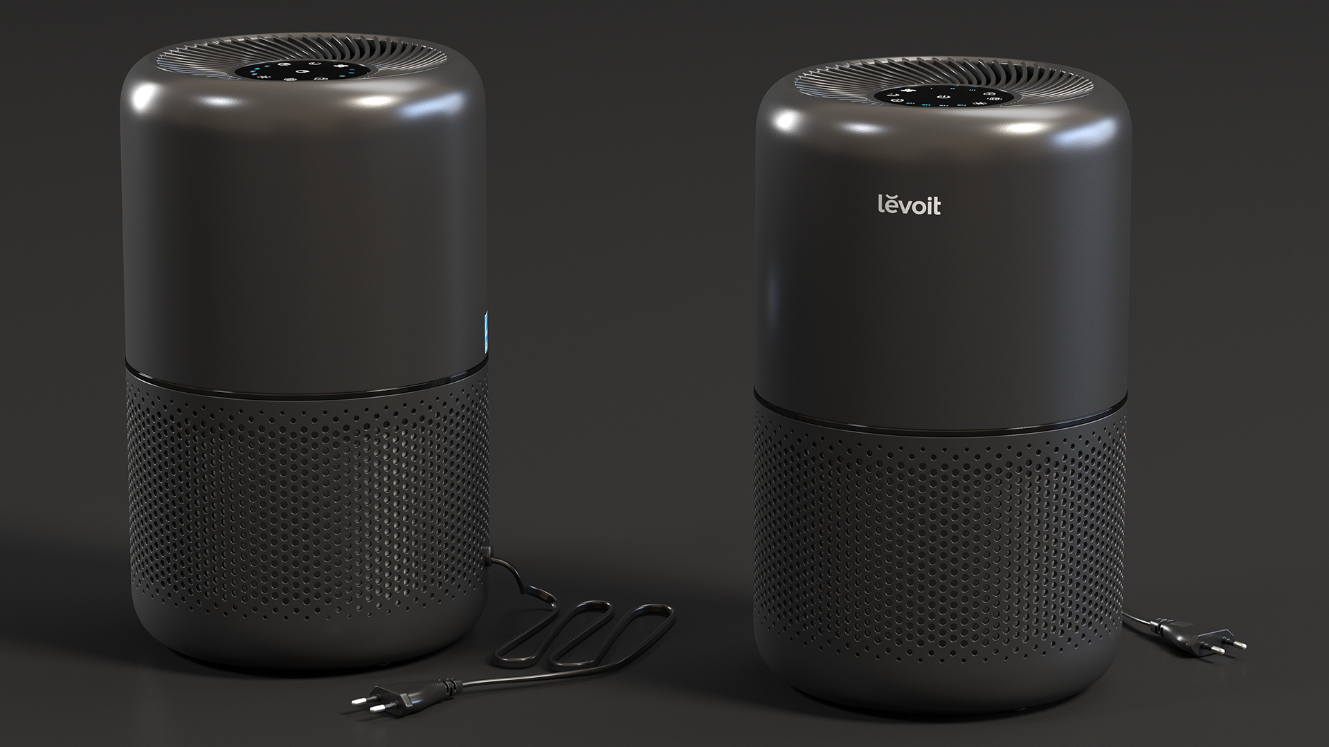 3D model Levoit Black Air Purifier