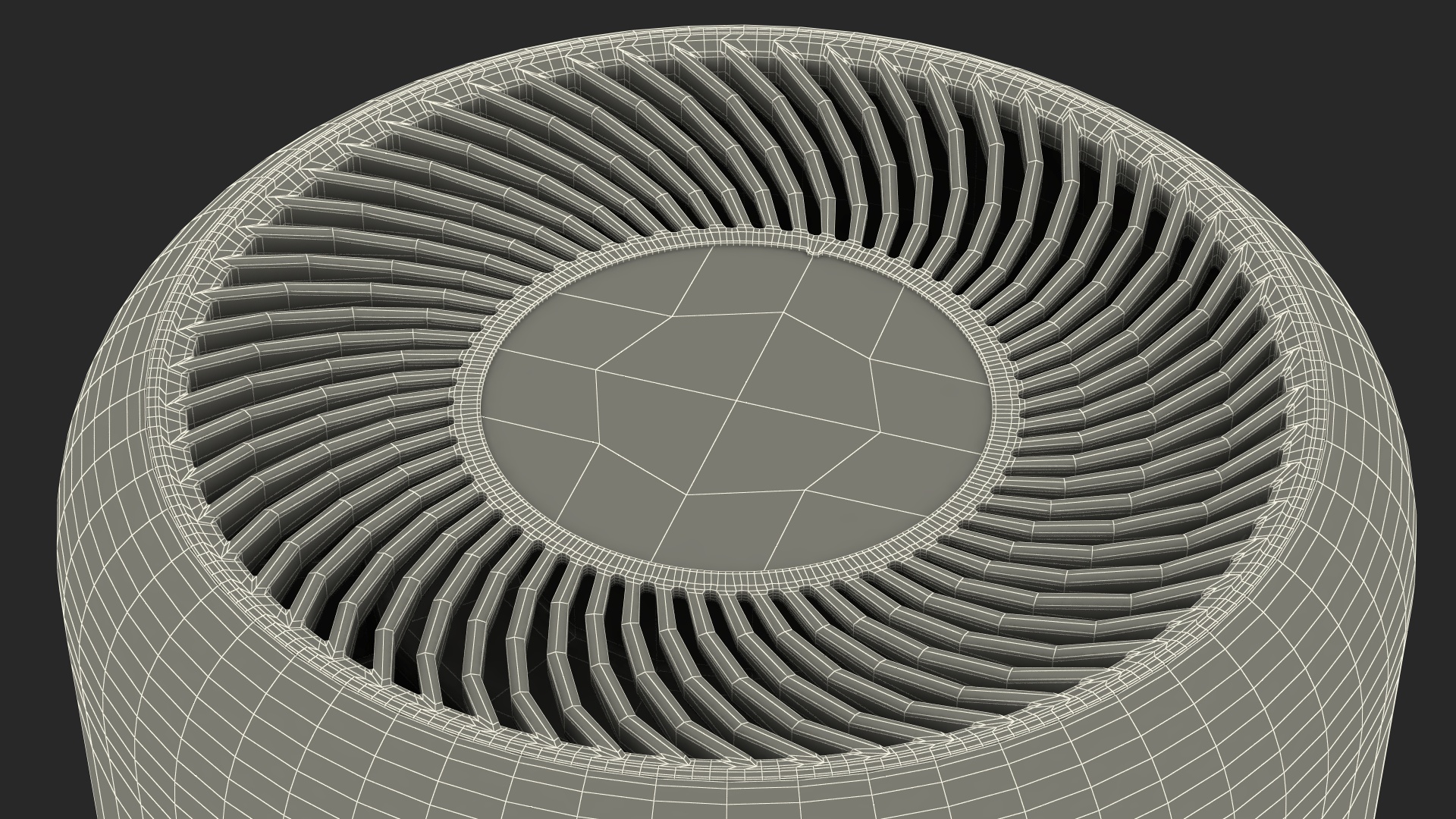 3D model Levoit Black Air Purifier