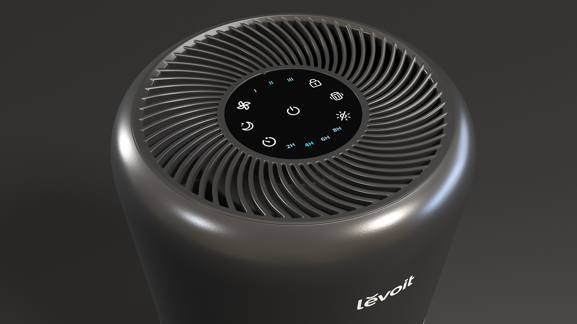 3D model Levoit Black Air Purifier