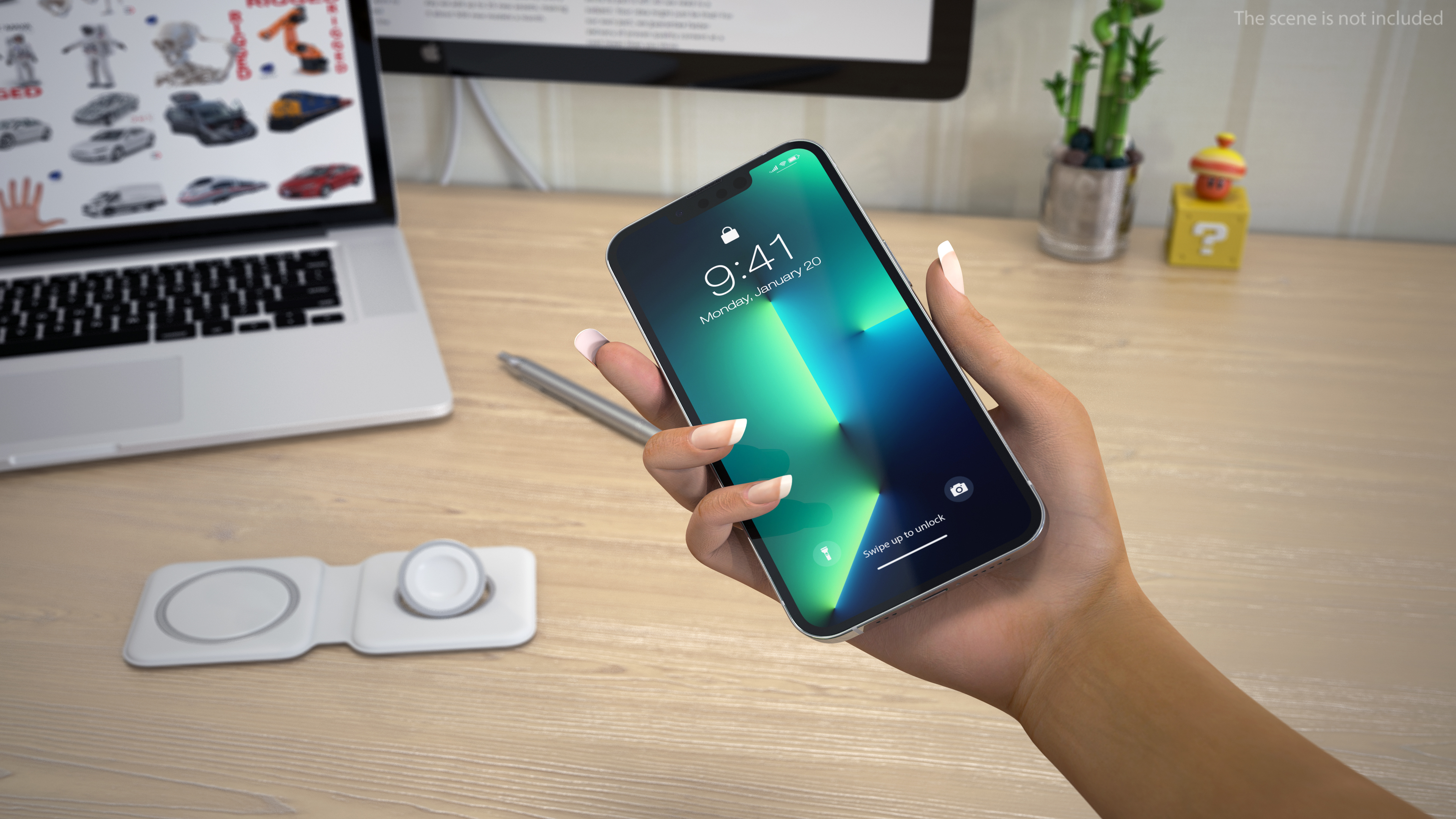 3D Apple iPhone 13 Pro Silver