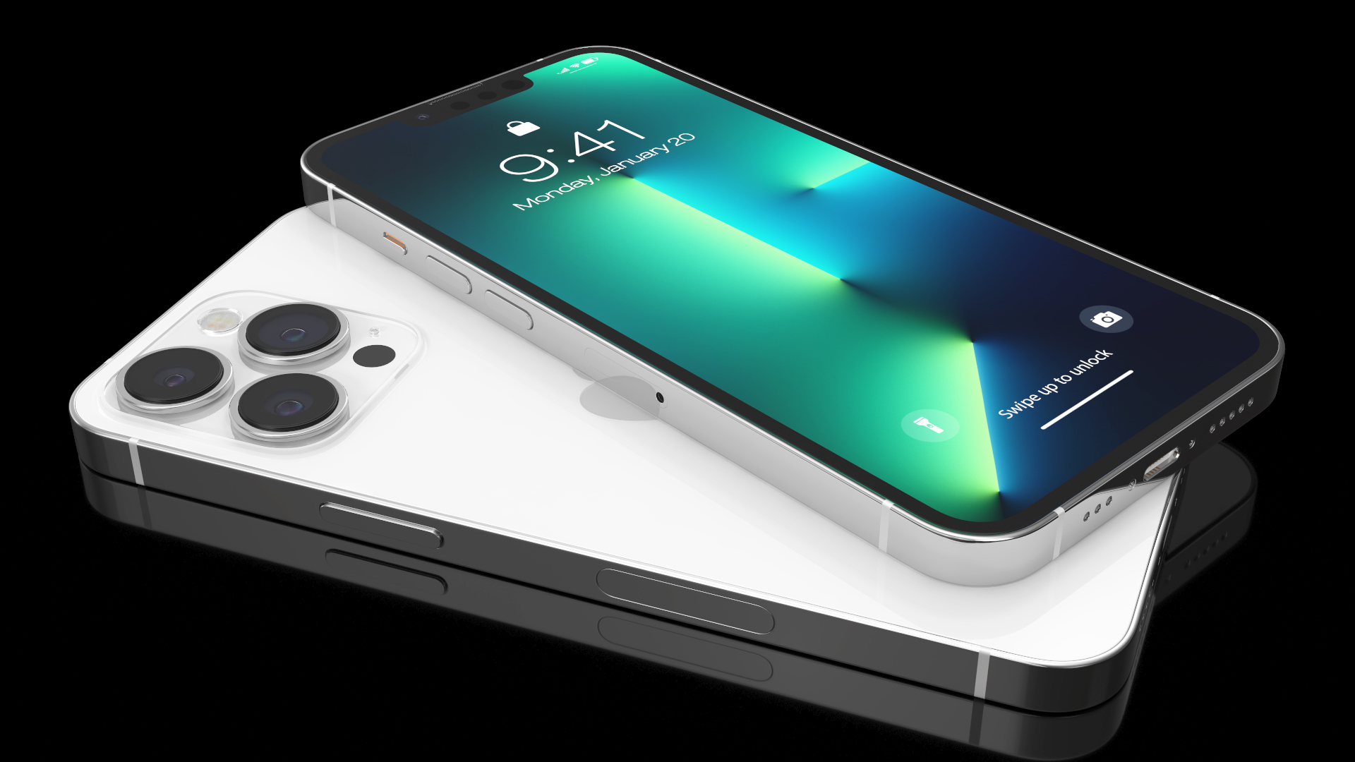 3D Apple iPhone 13 Pro Silver
