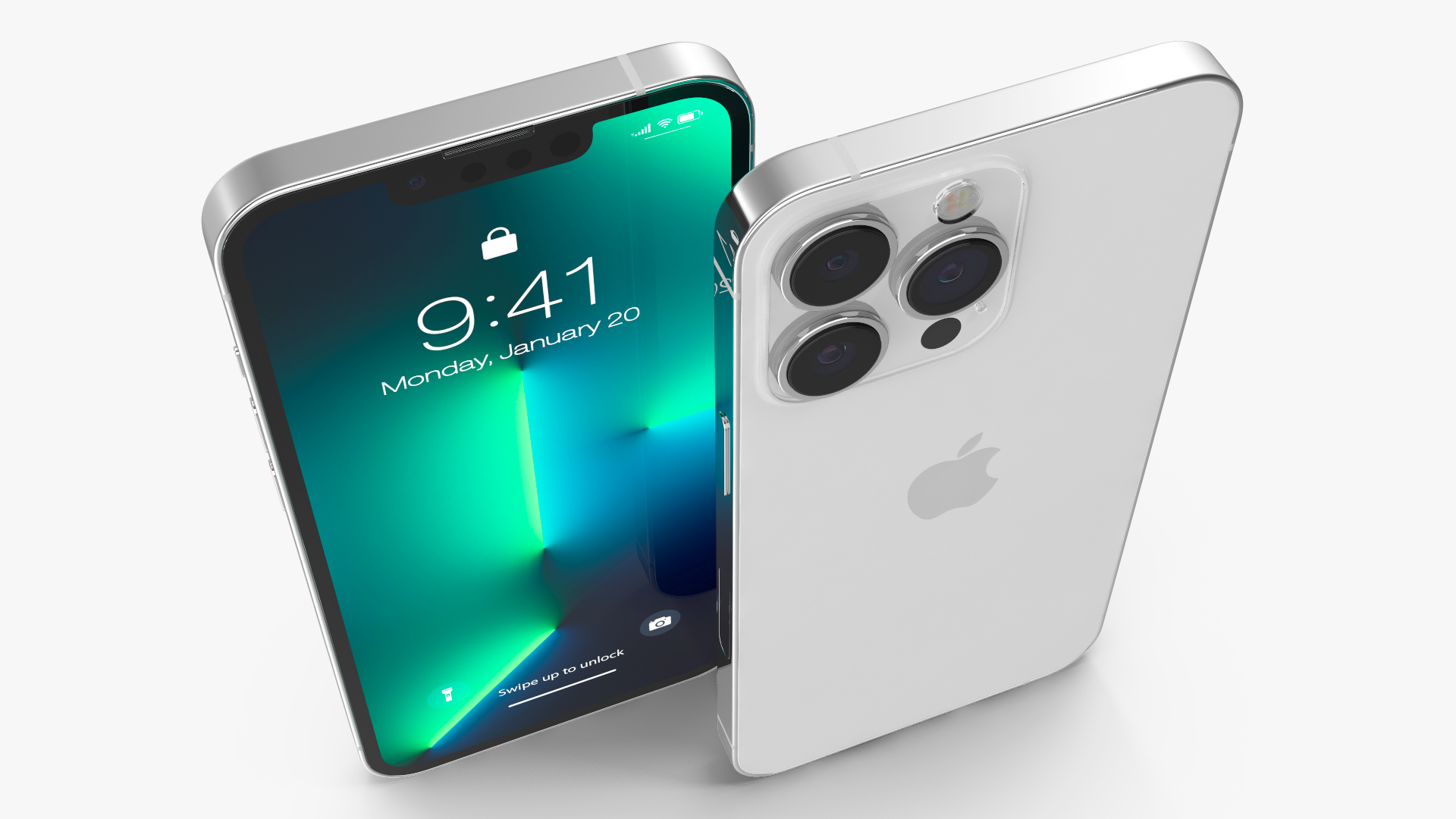 3D Apple iPhone 13 Pro Silver