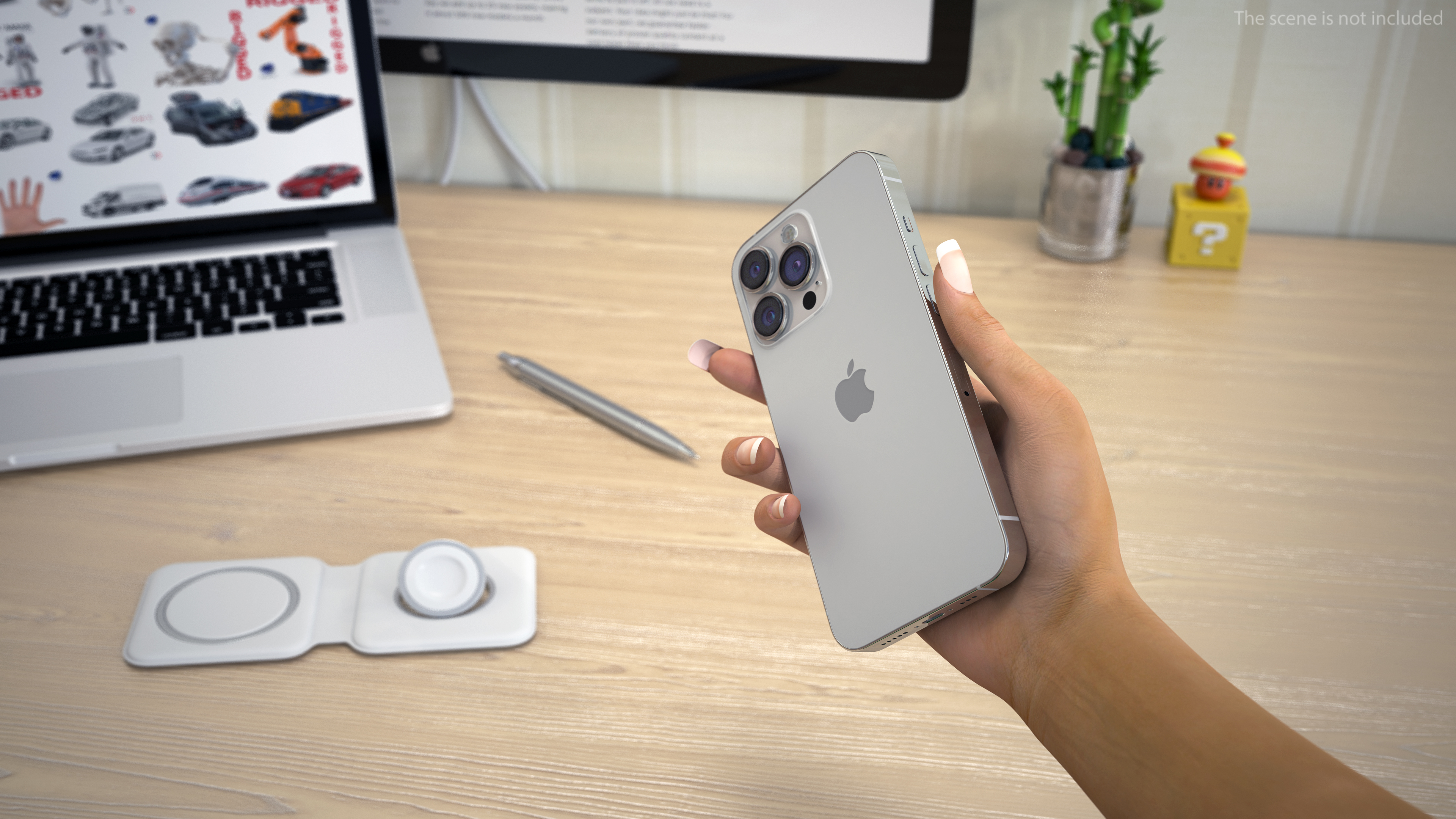 3D Apple iPhone 13 Pro Silver
