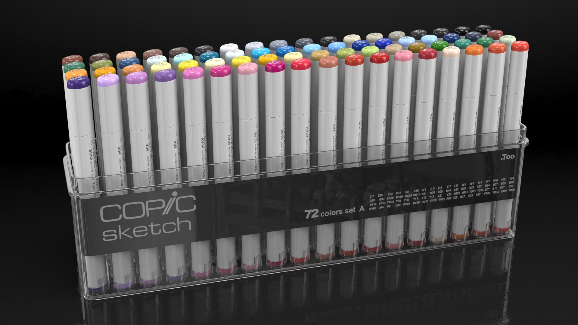 3D Sketch Marker 72 Pack