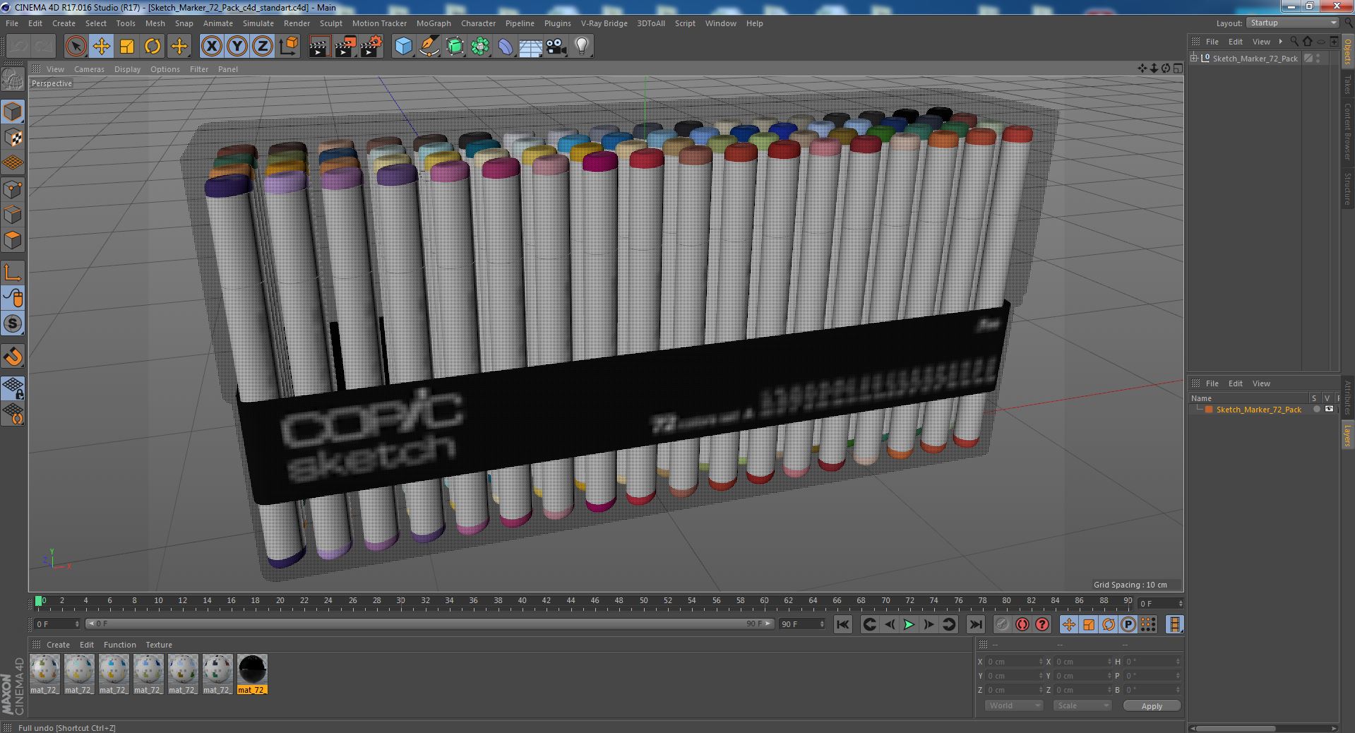 3D Sketch Marker 72 Pack