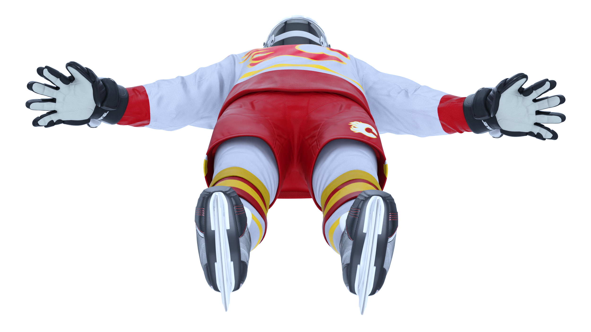 Hockey Uniform Calgary Flames 3D model