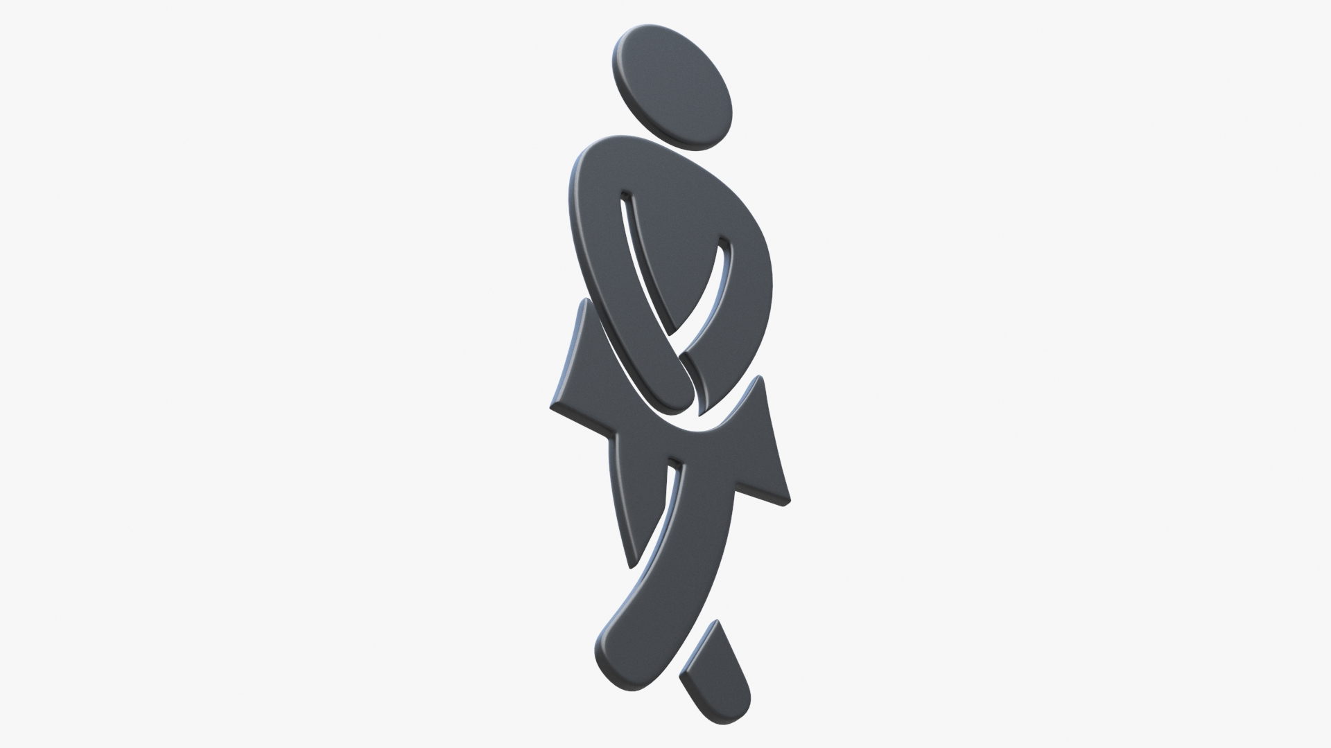 Toilet Women Symbol 3D model