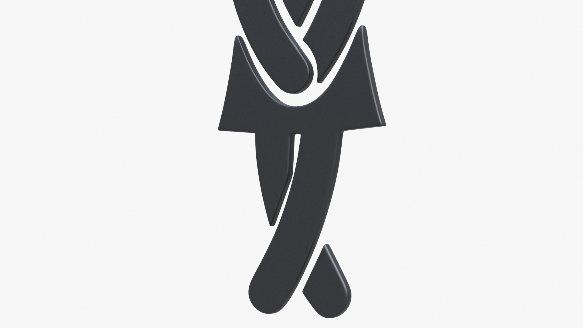 Toilet Women Symbol 3D model