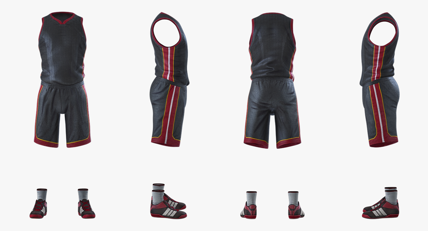 3D model Basketball Player Uniform