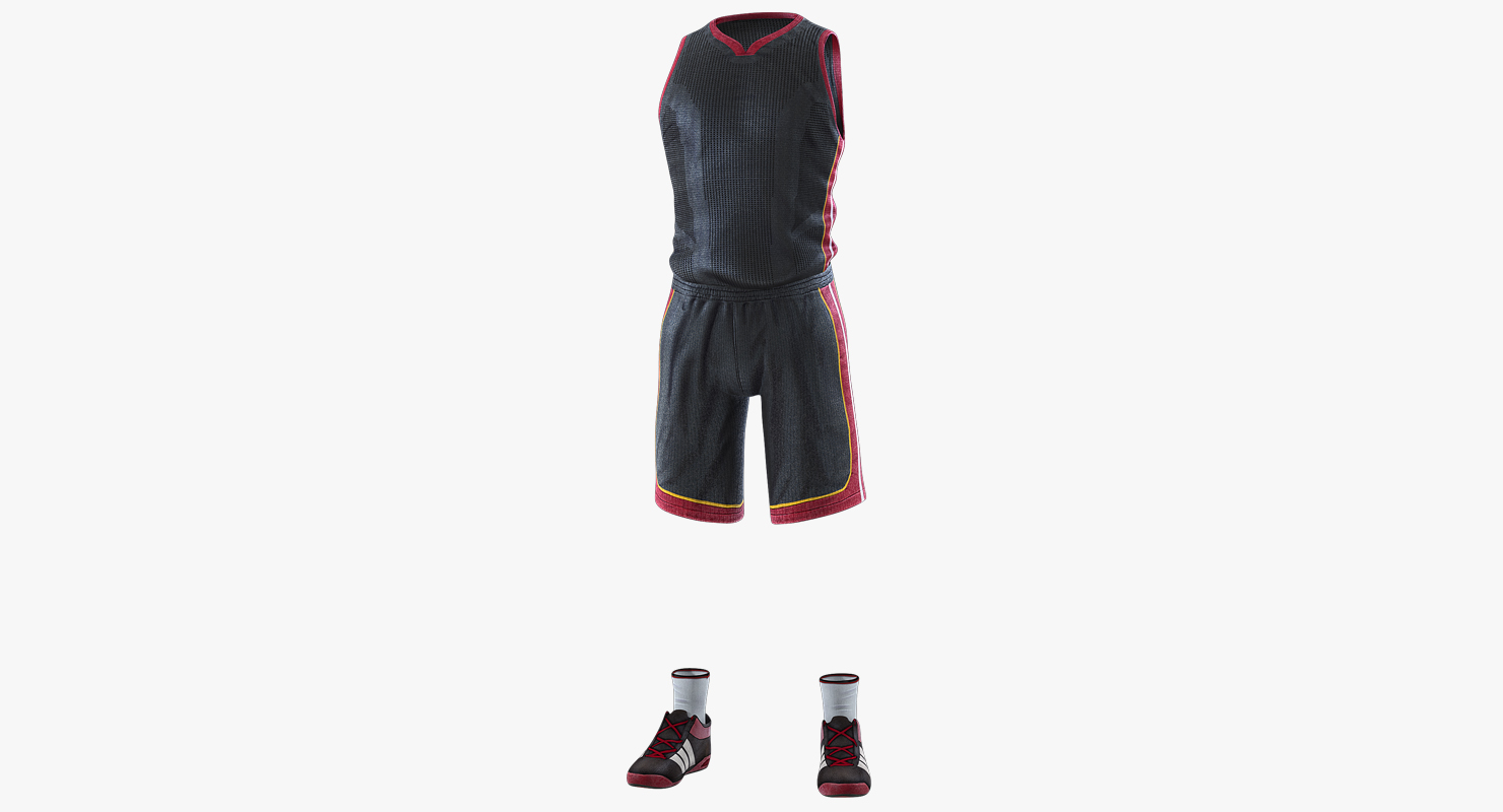 3D model Basketball Player Uniform