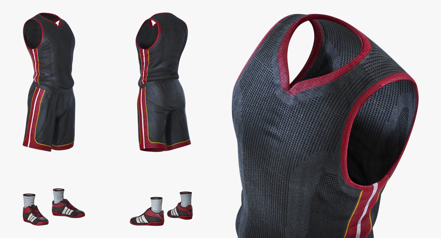 3D model Basketball Player Uniform