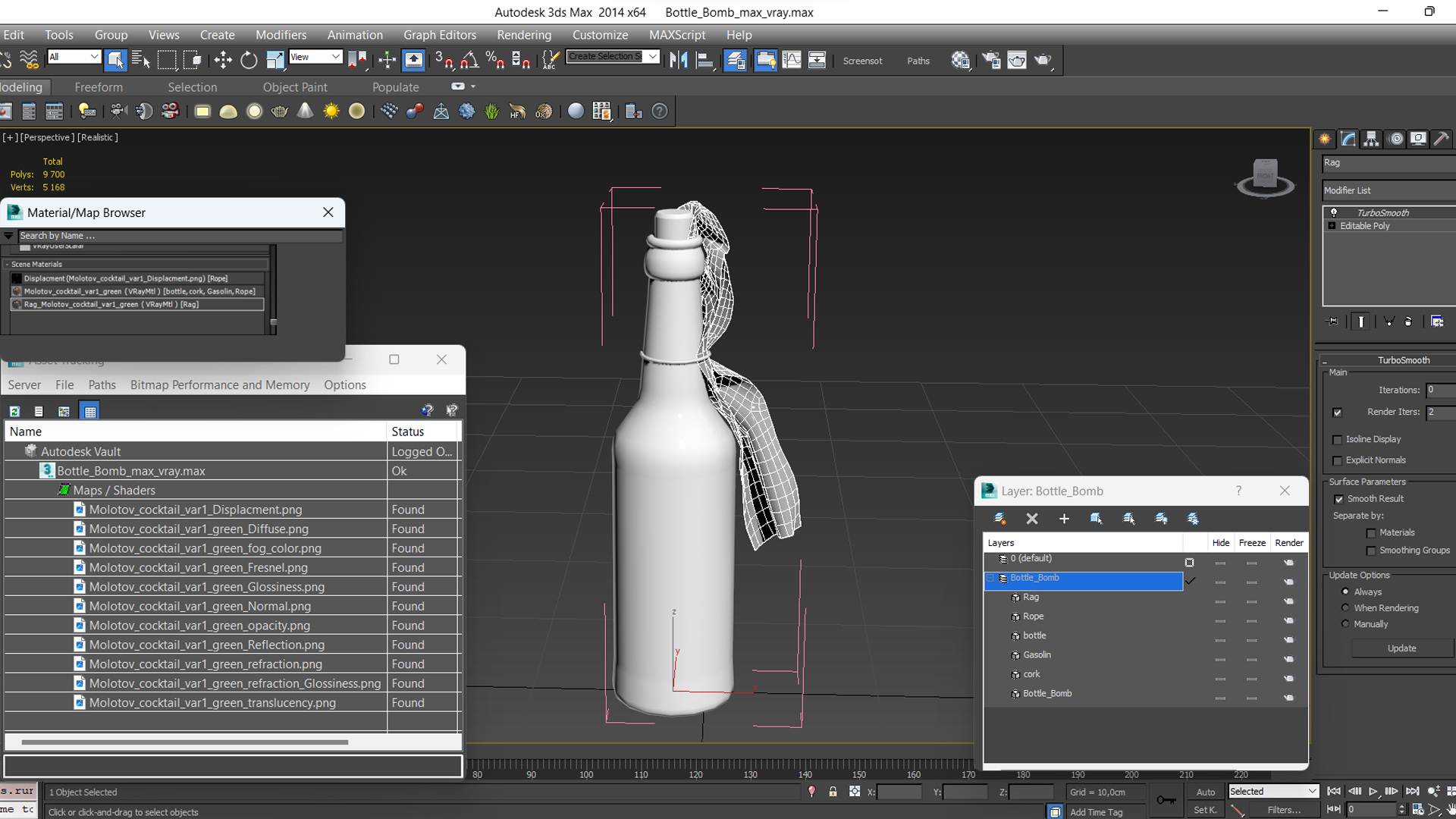 3D Bottle Bomb