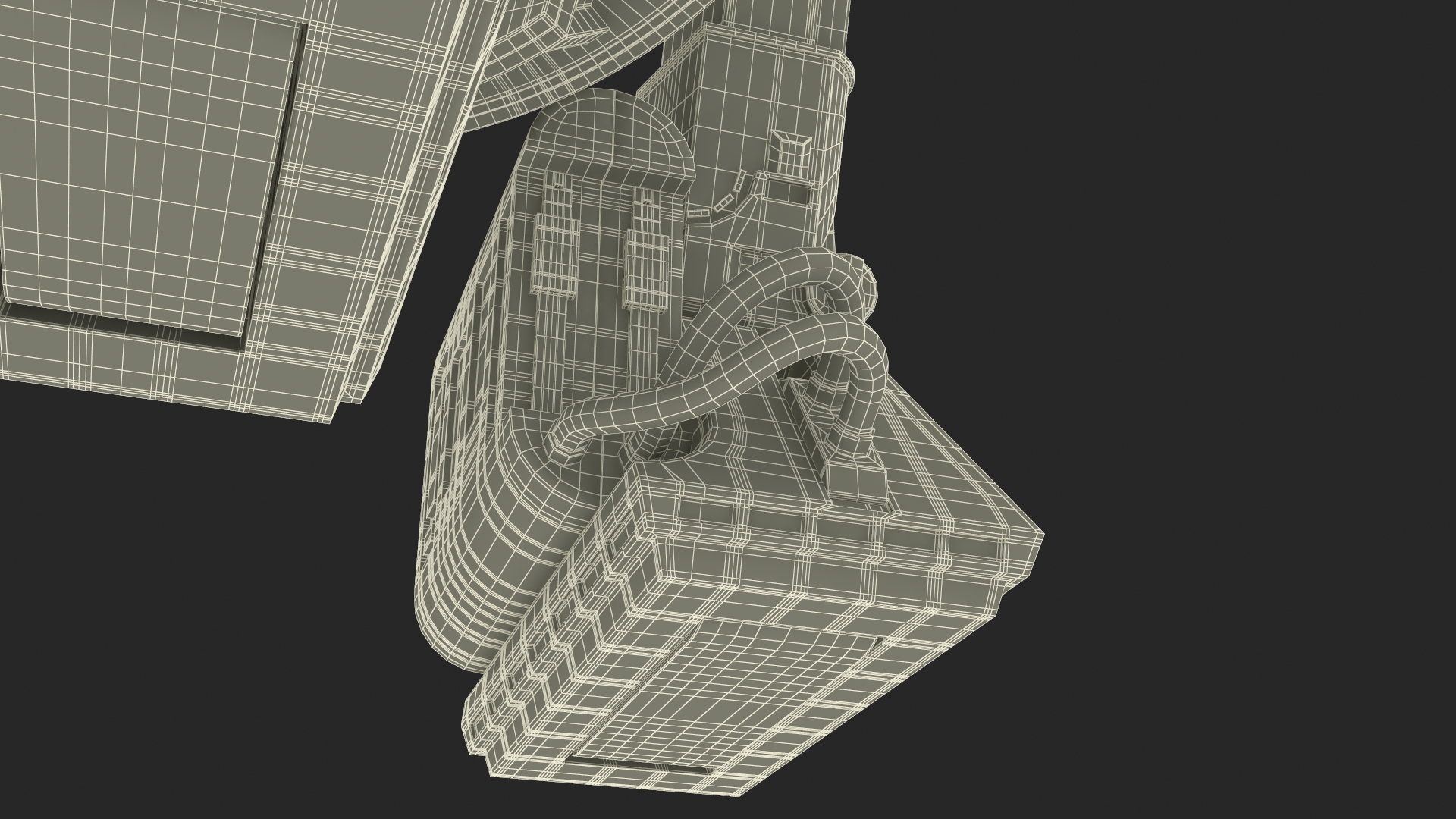 3D R2-D2 Droid Rigged model