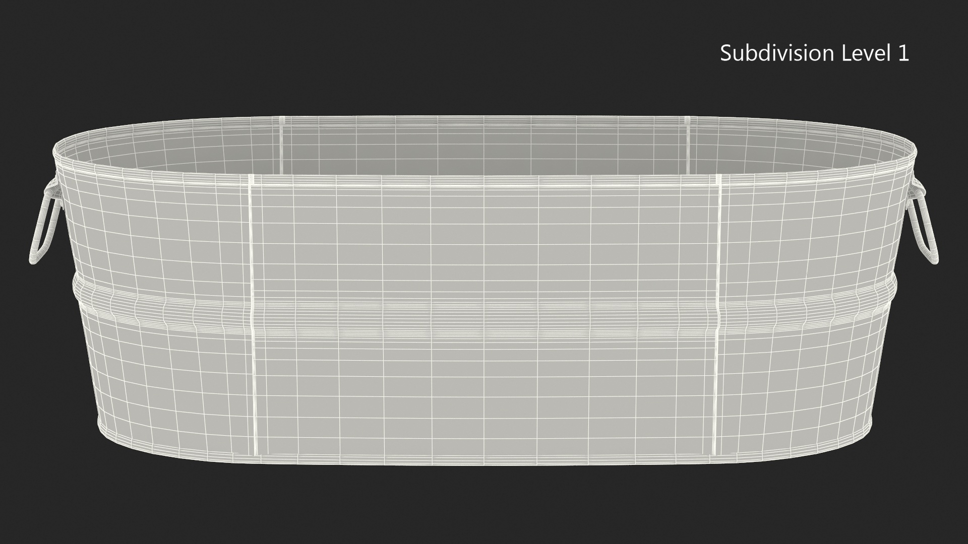 Rusty Oval Tub 3D model