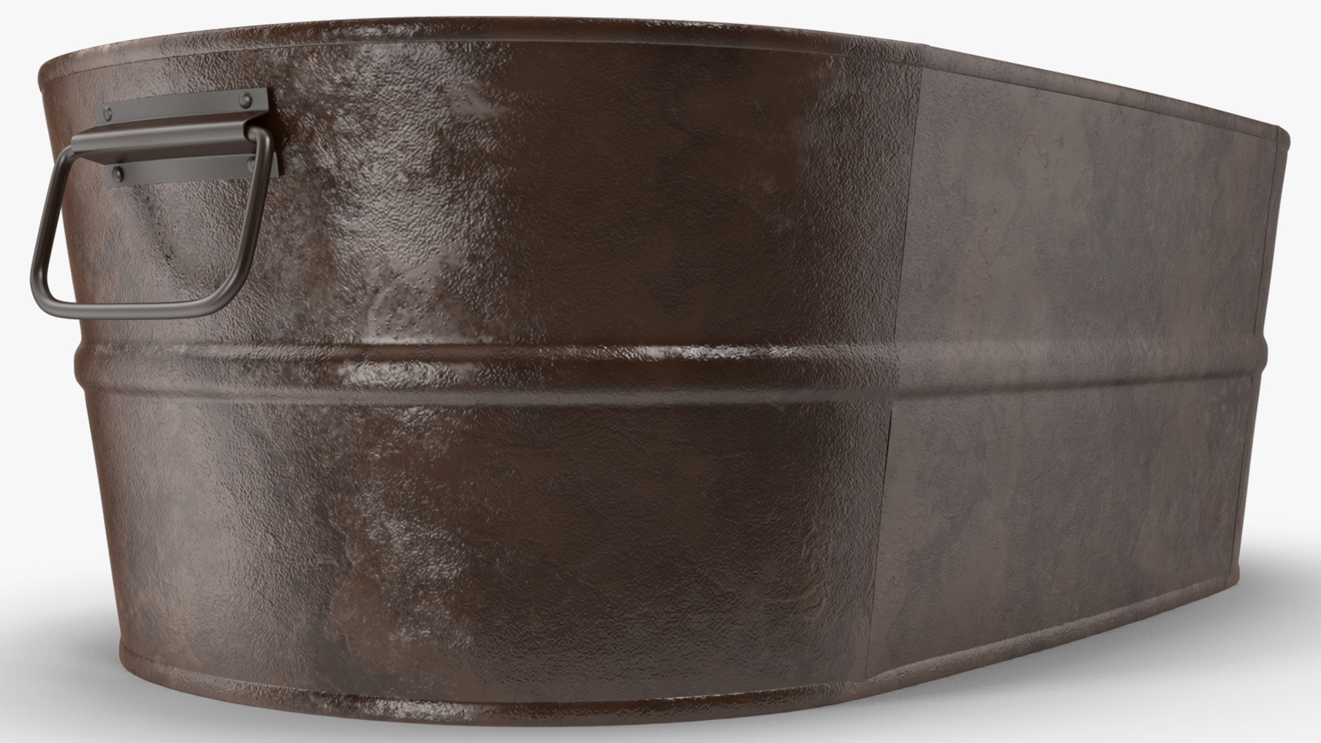 Rusty Oval Tub 3D model
