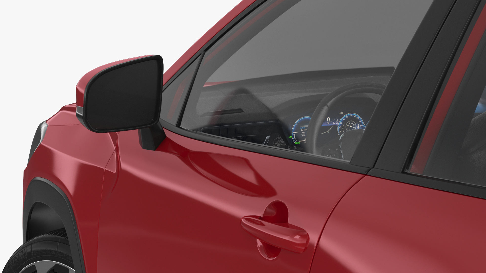 Toyota Corolla Cross 2023 Red Color Rigged 3D