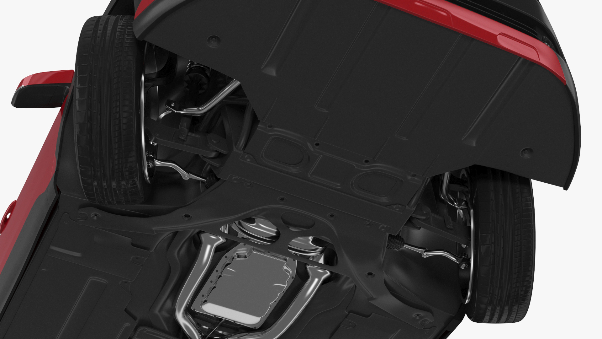 Toyota Corolla Cross 2023 Red Color Rigged 3D