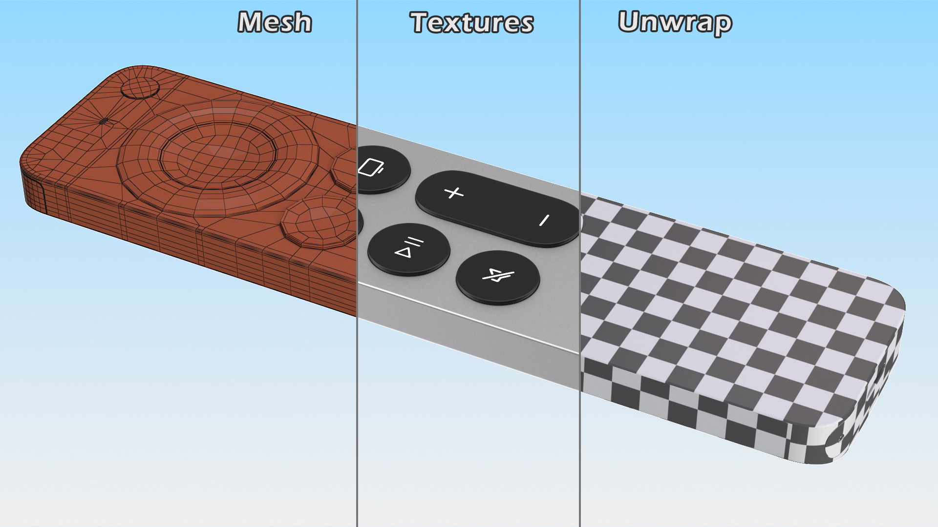 3D Infrared Remote Control model