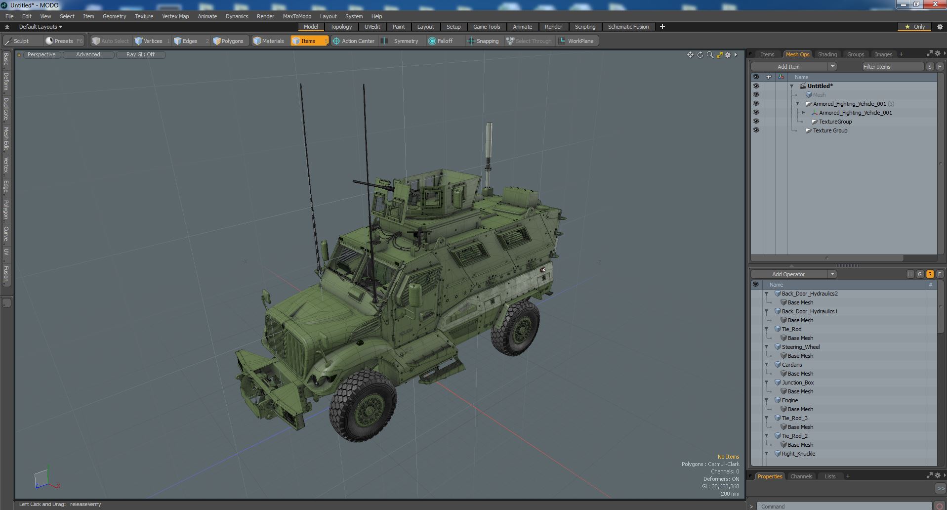 Armored Fighting Vehicle 3D model
