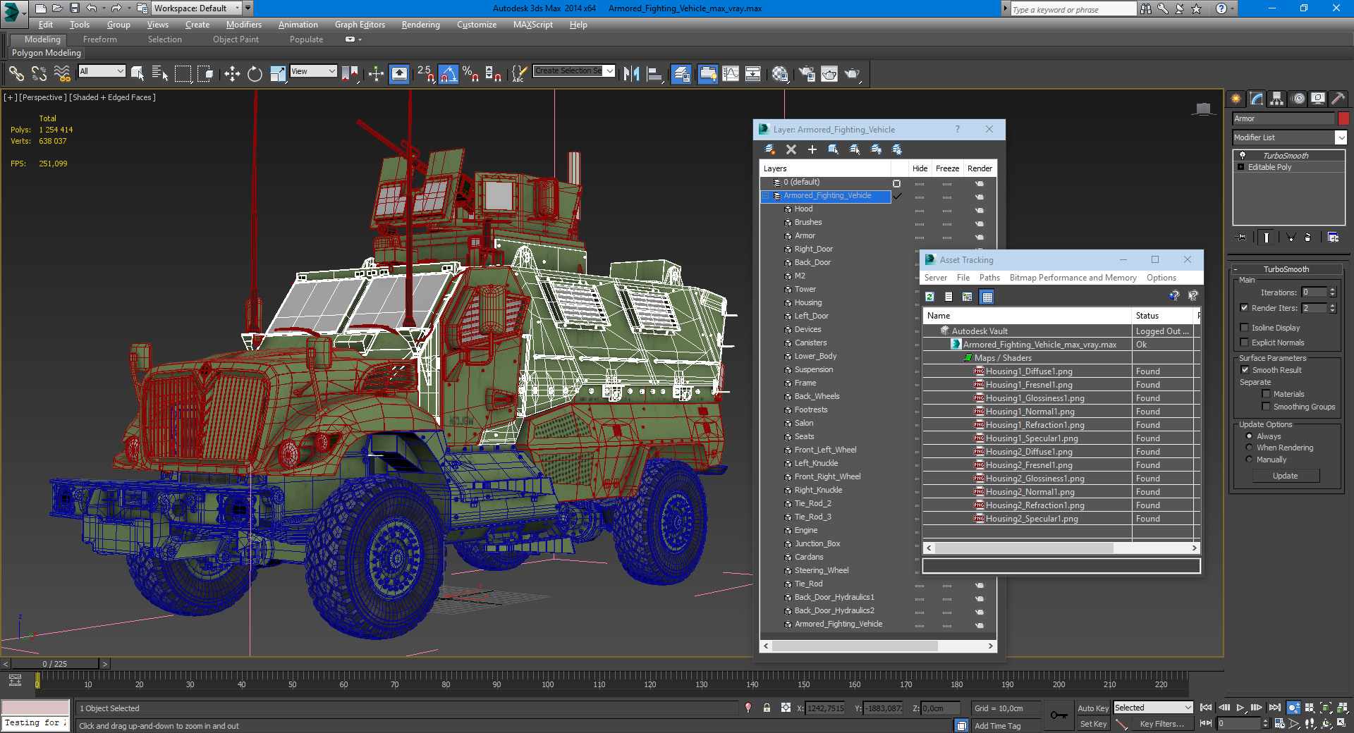 Armored Fighting Vehicle 3D model