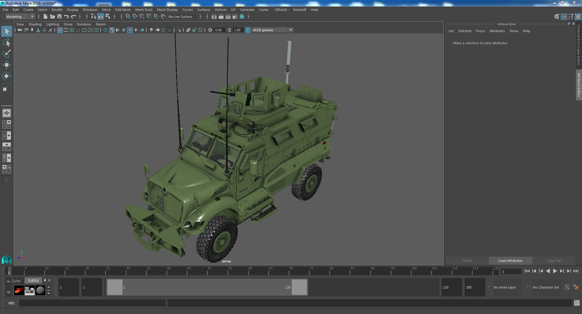 Armored Fighting Vehicle 3D model