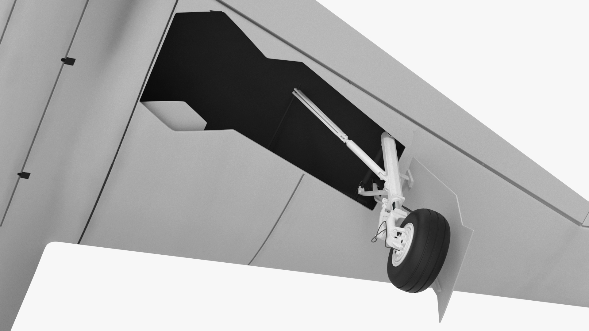 3D model General Atomics Avenger Drone Rigged for Cinema 4D