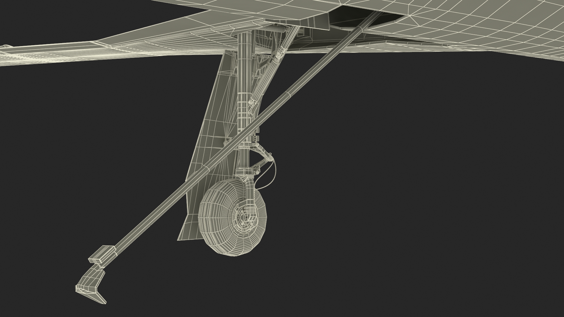 3D model General Atomics Avenger Drone Rigged for Cinema 4D