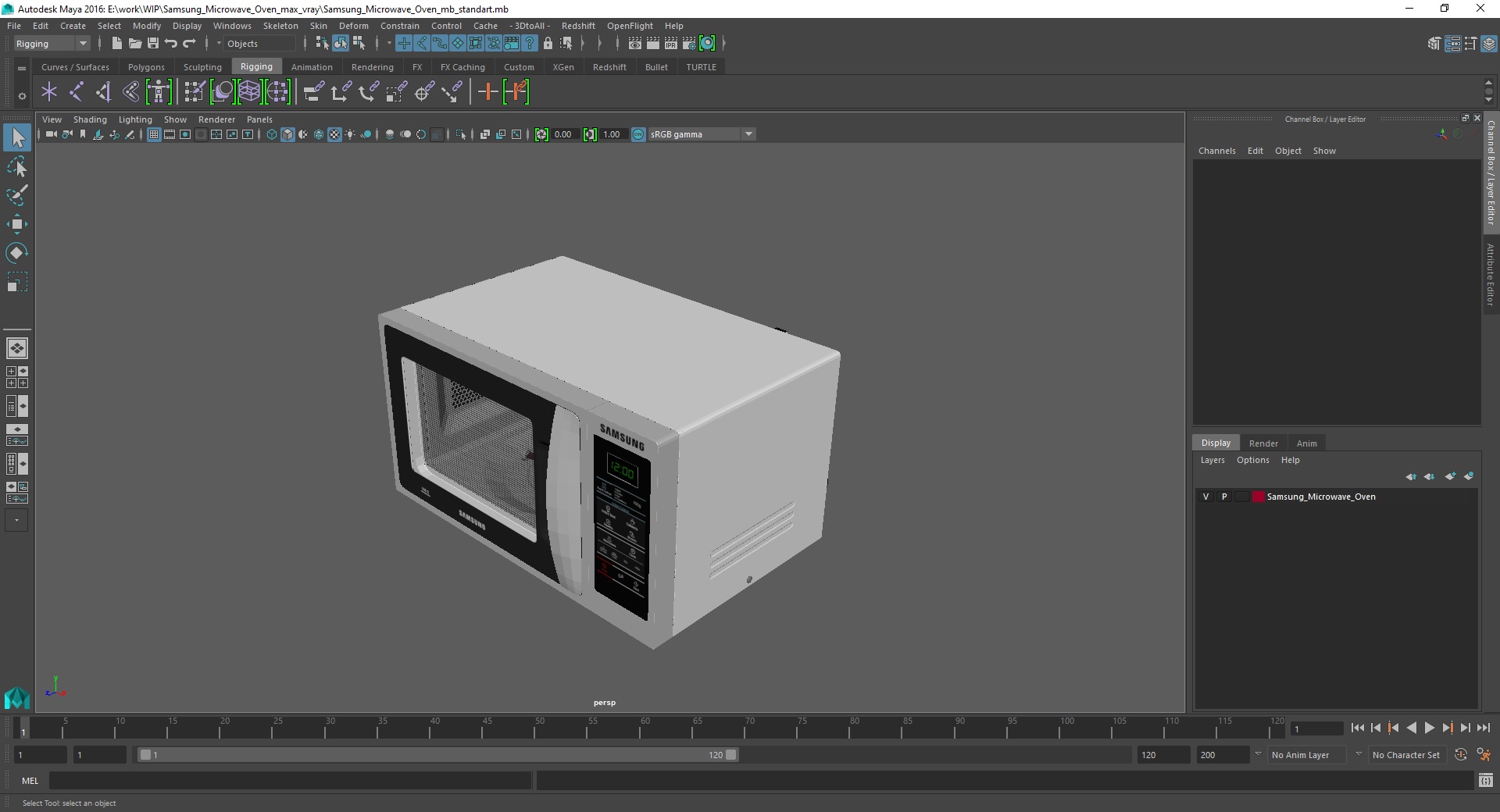 Samsung Microwave Oven 3D