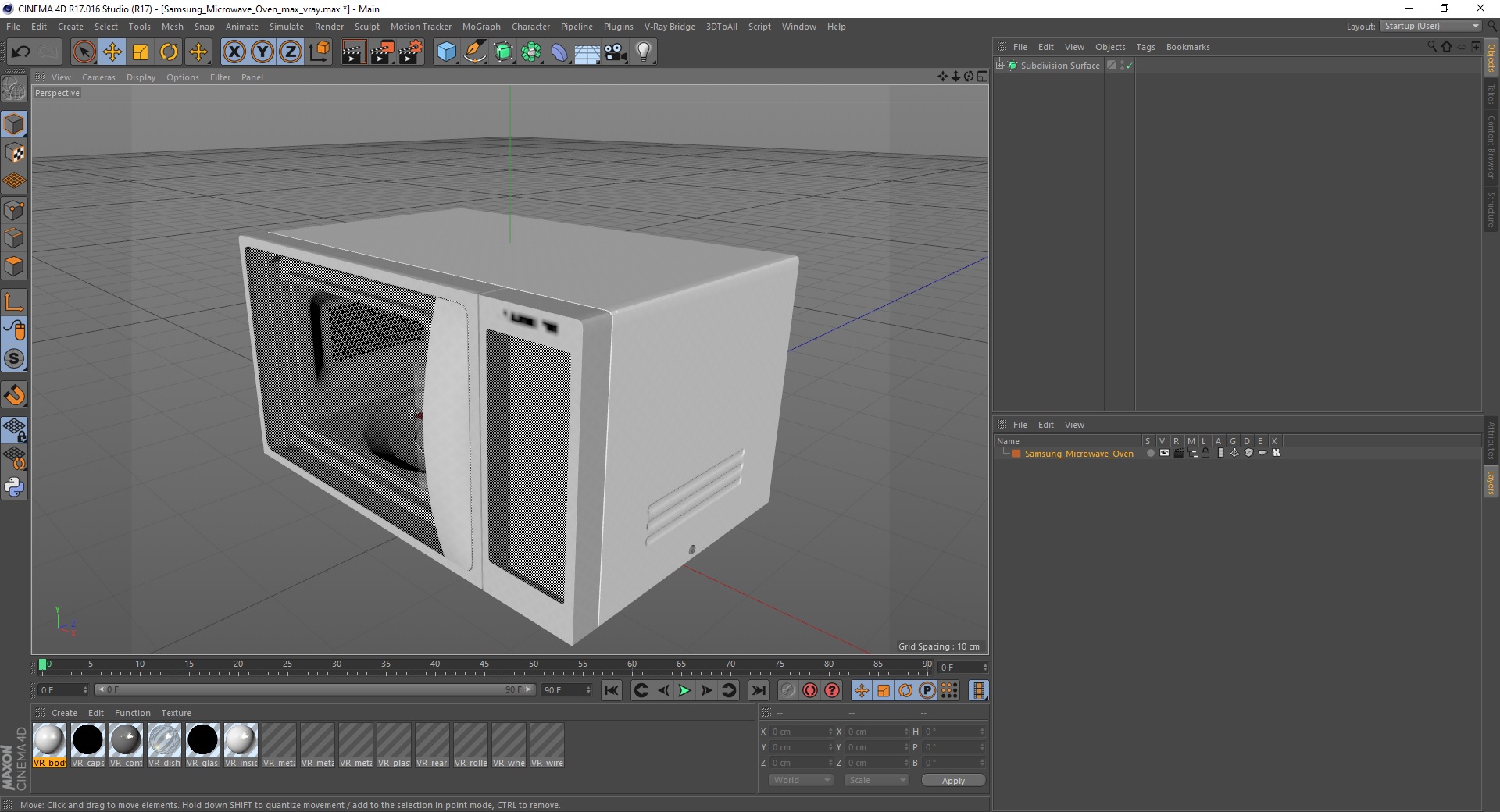 Samsung Microwave Oven 3D