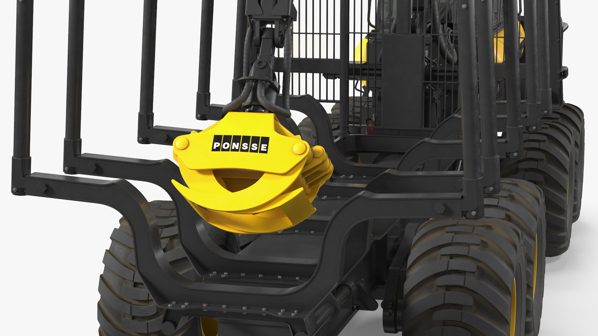 Forwarder Ponsse Buffalo 8W 3D