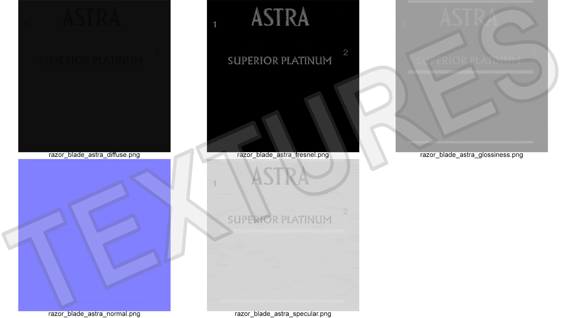 Razor Blade Astra 3D