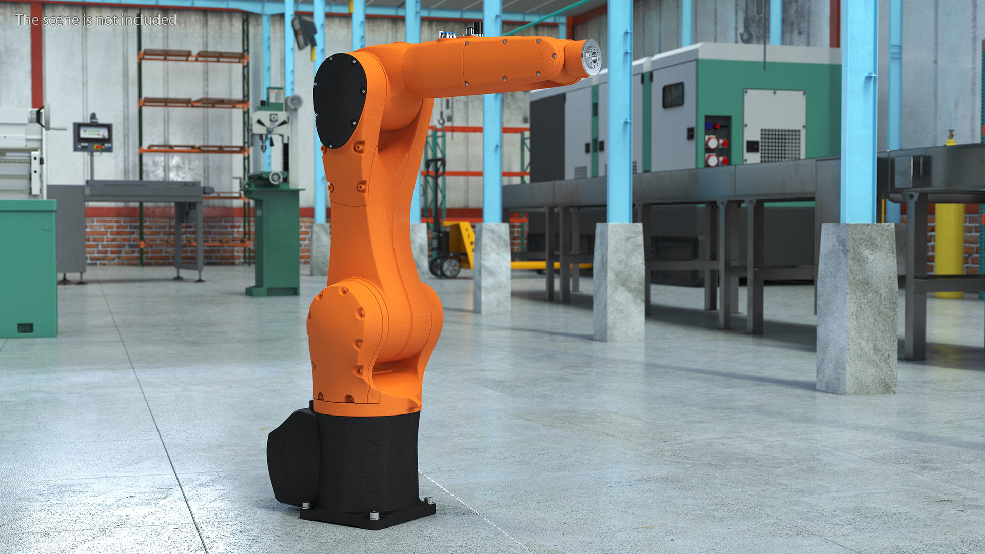 3D model Industrial Robot Arm