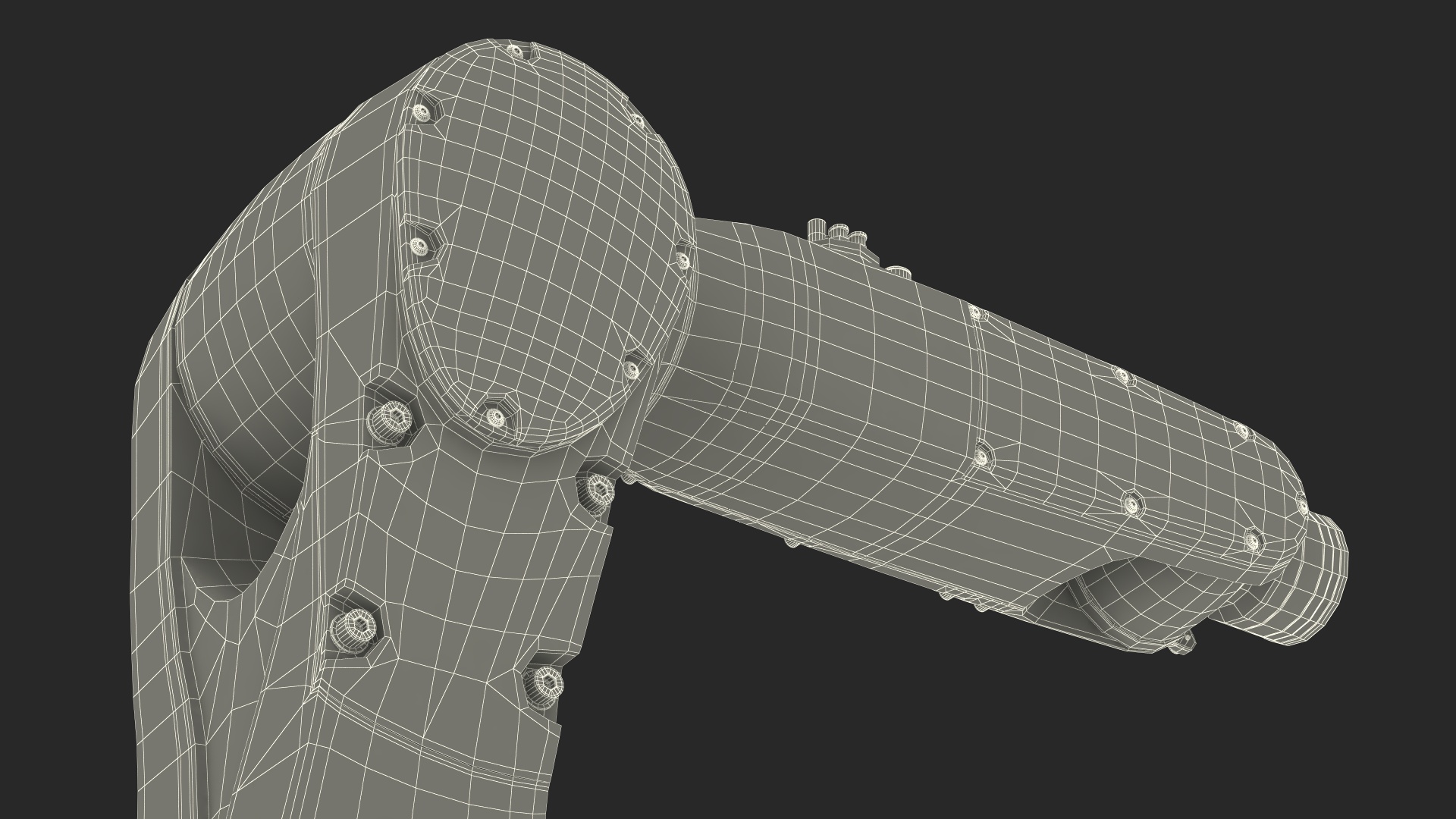 3D model Industrial Robot Arm