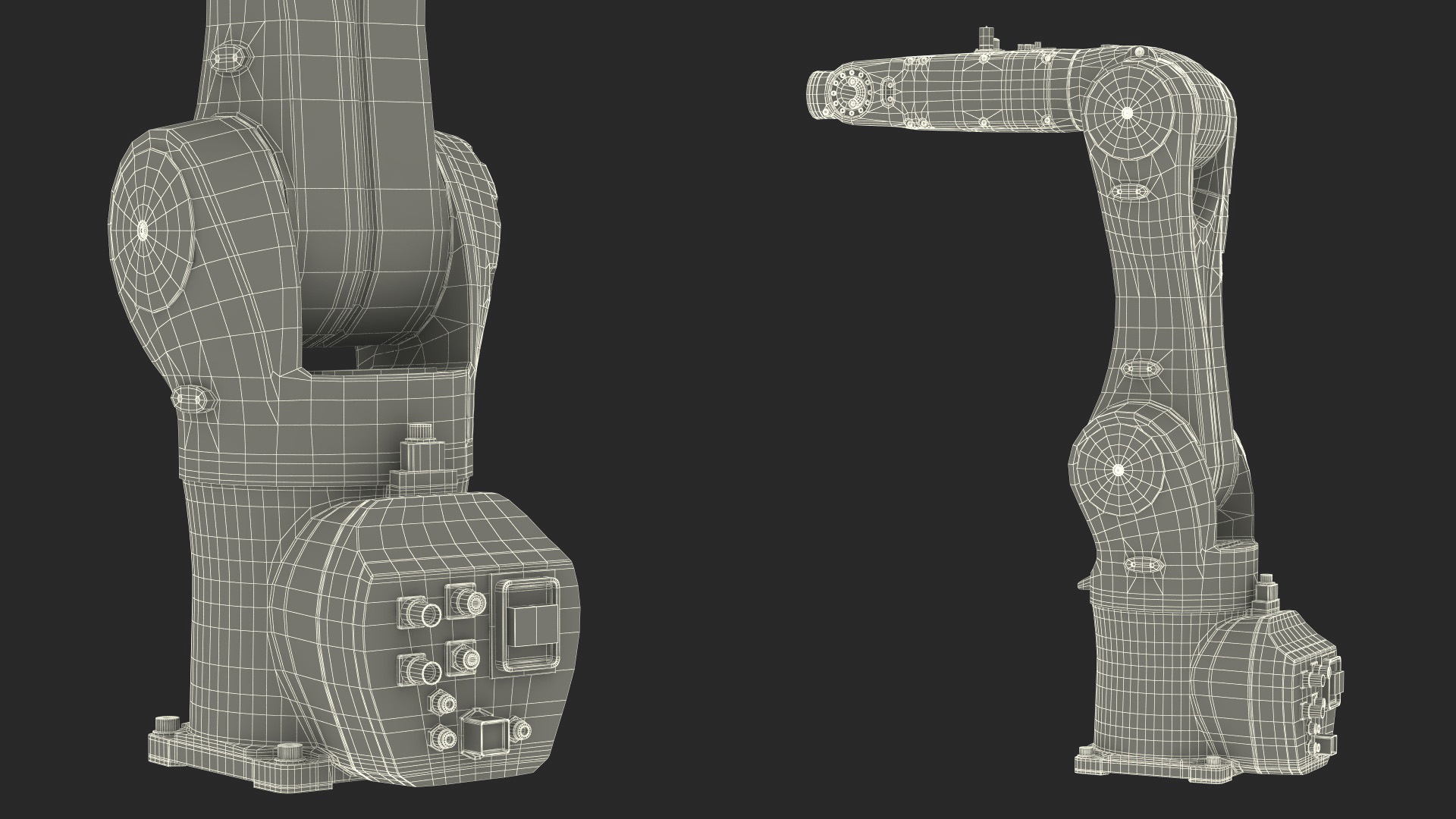 3D model Industrial Robot Arm