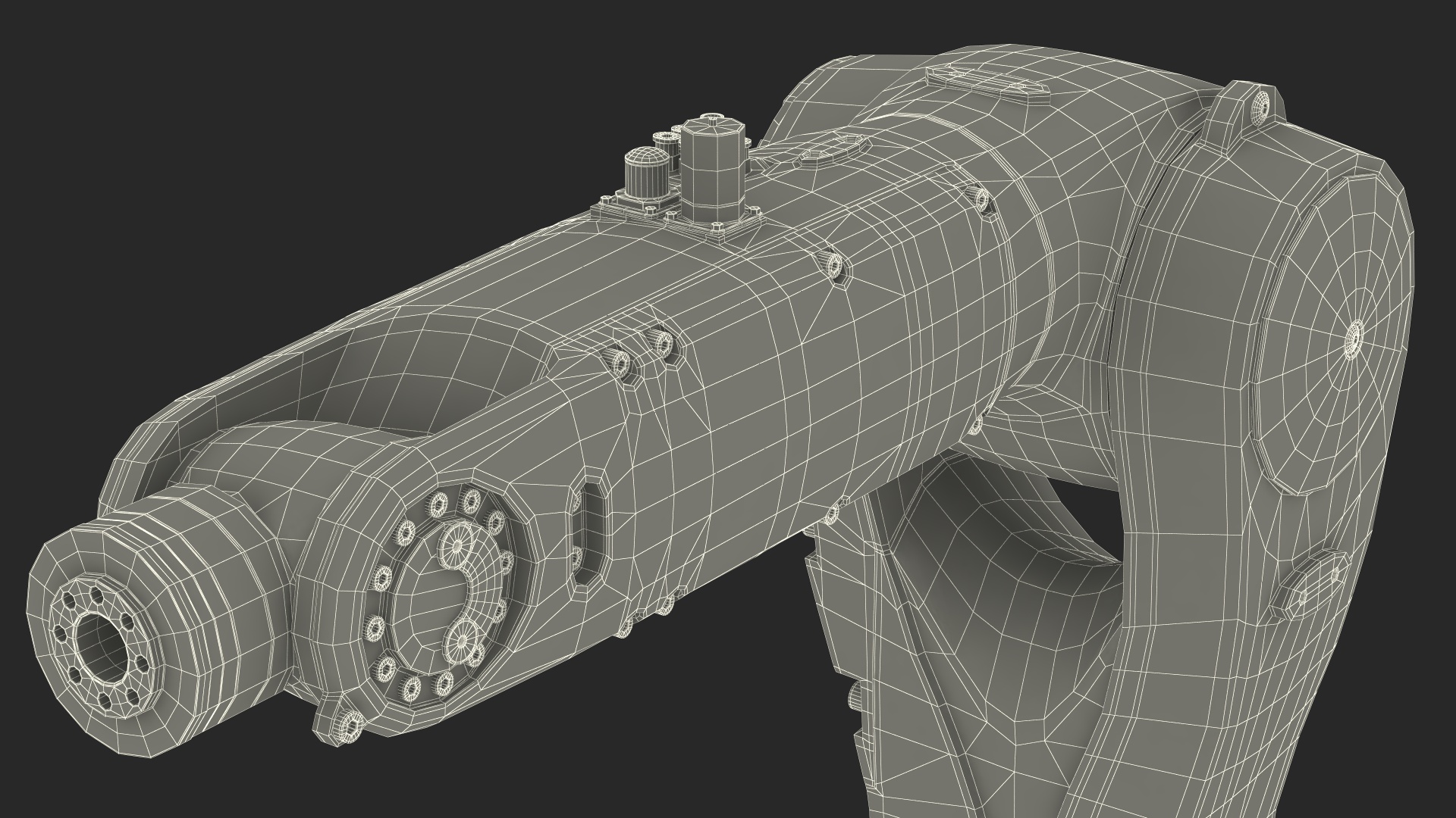 3D model Industrial Robot Arm