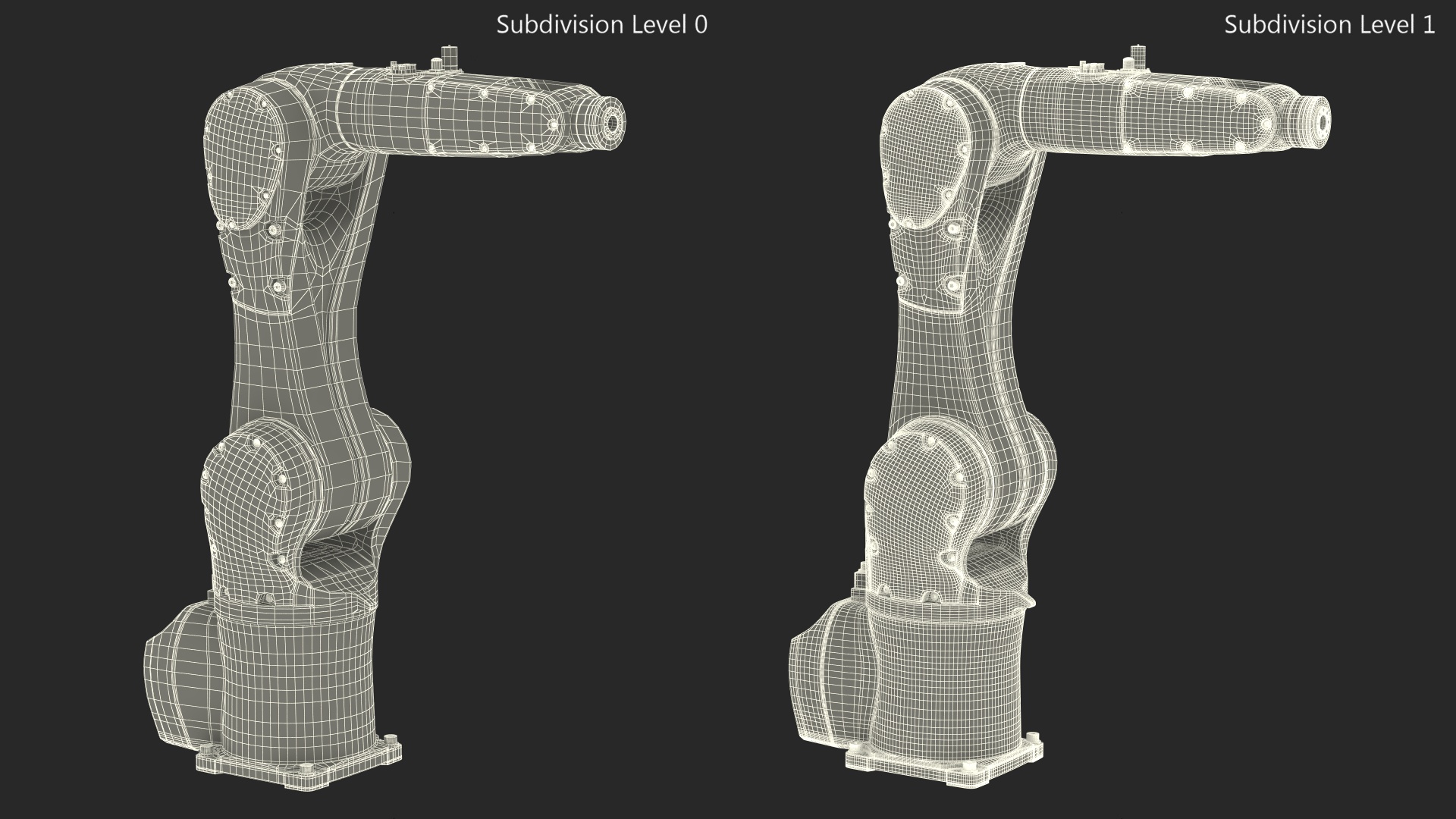3D model Industrial Robot Arm