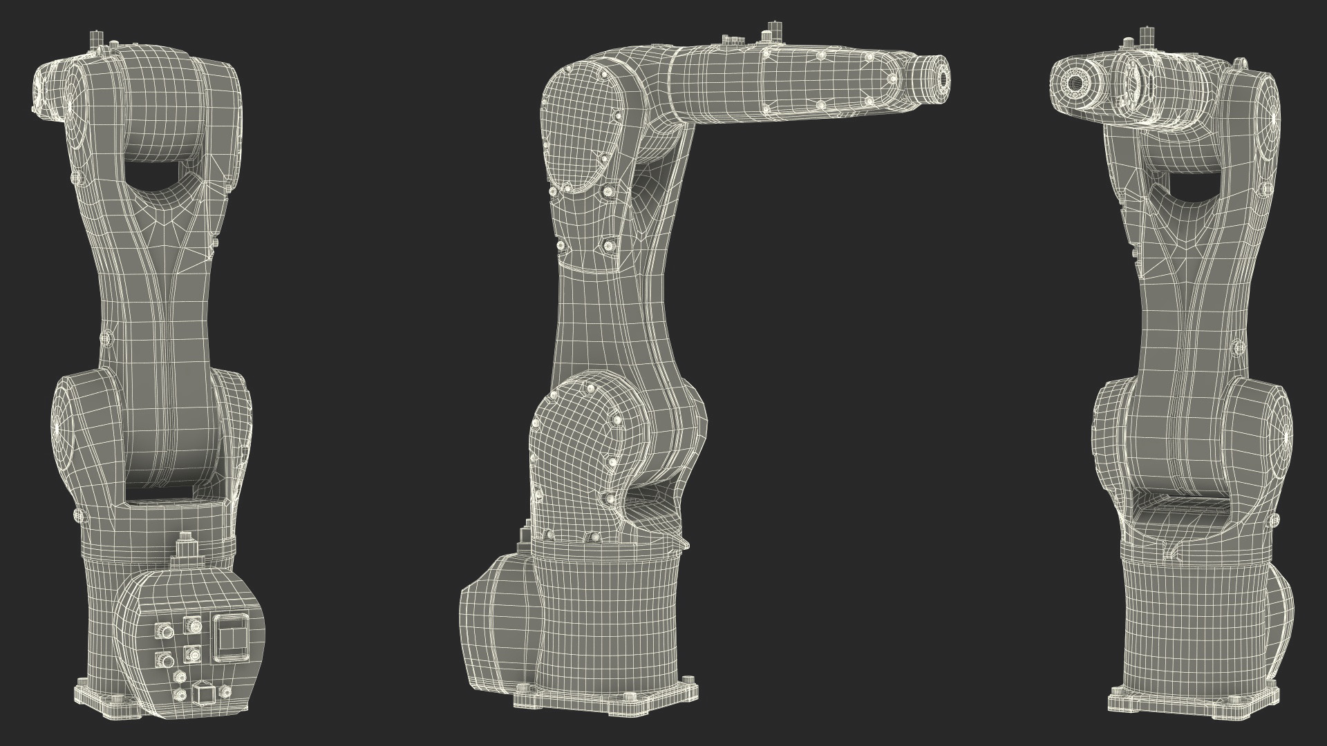 3D model Industrial Robot Arm