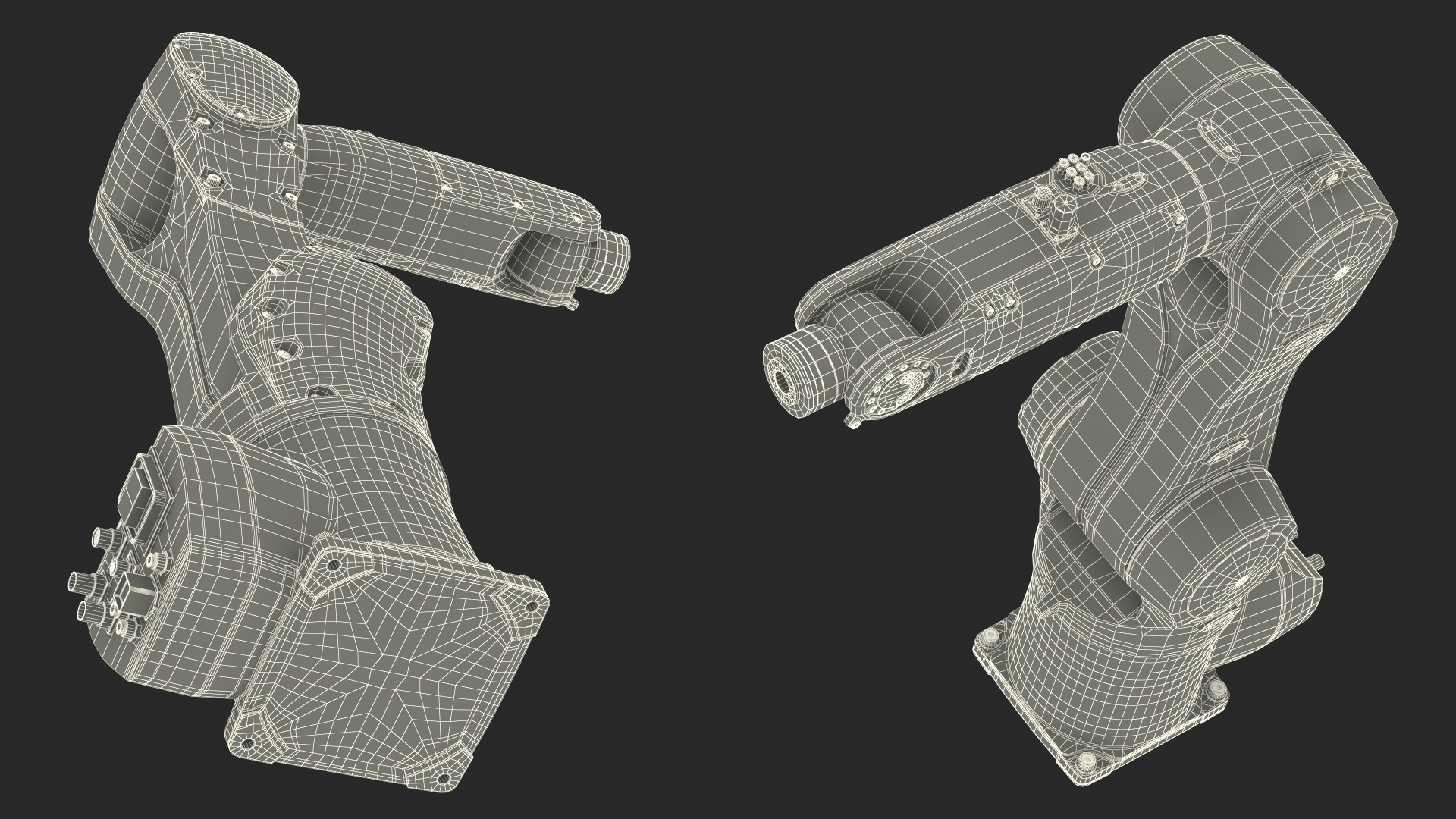 3D model Industrial Robot Arm