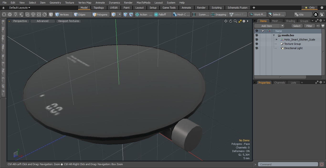 Hoto Smart Kitchen Scale 3D model