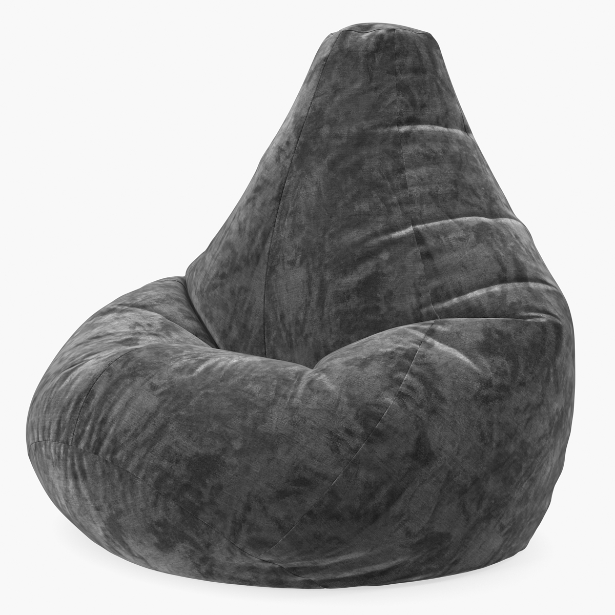 Velvet Beanbag, view 3